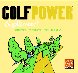 Greg Norman's Golf Power (USA) Title Screen
